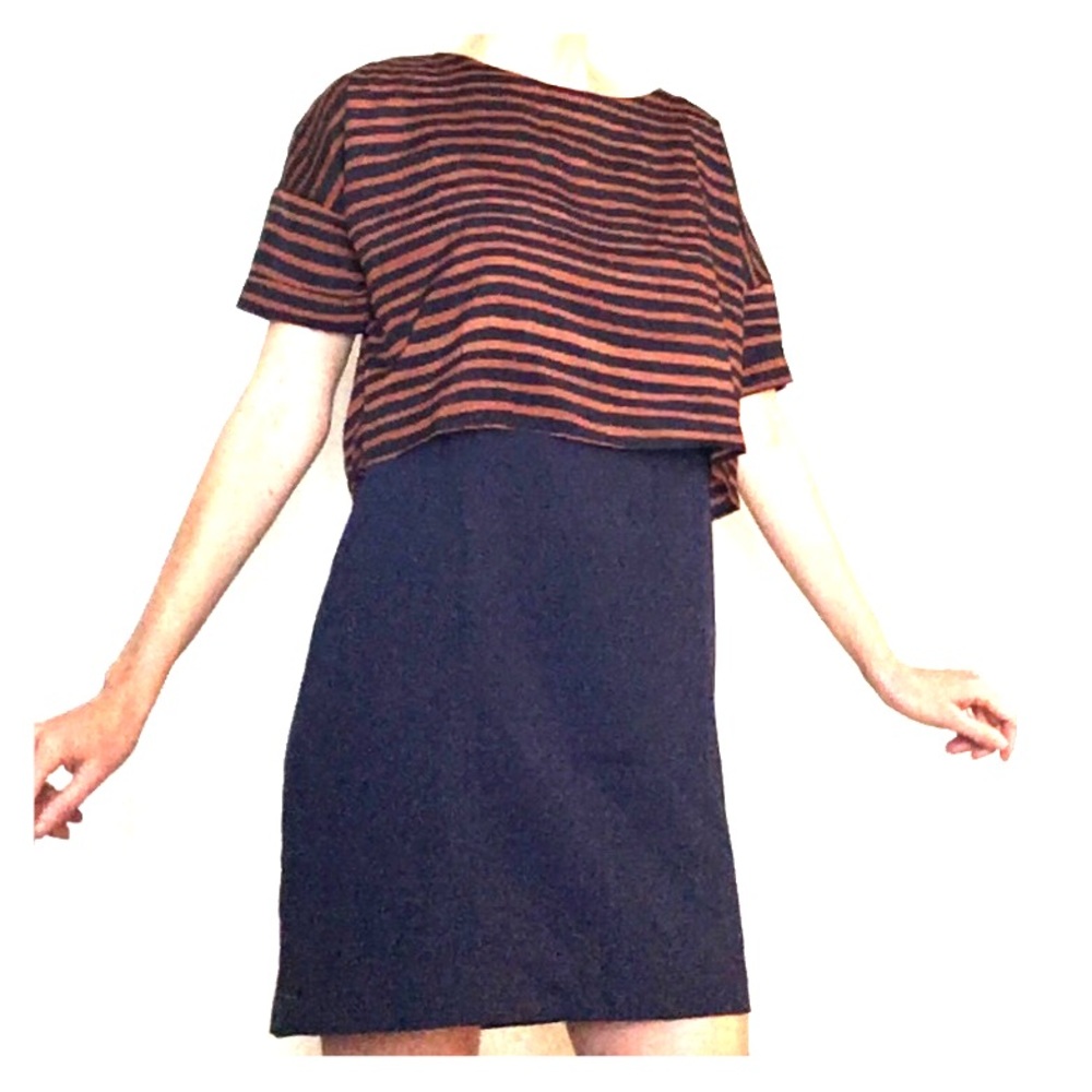 Romeo & Juliet Couture Stripe Shirt Dress